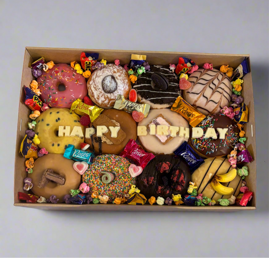 Happy Birthday Gift Donut Box