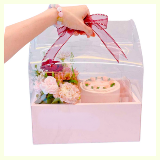 Flowers and Cake Box