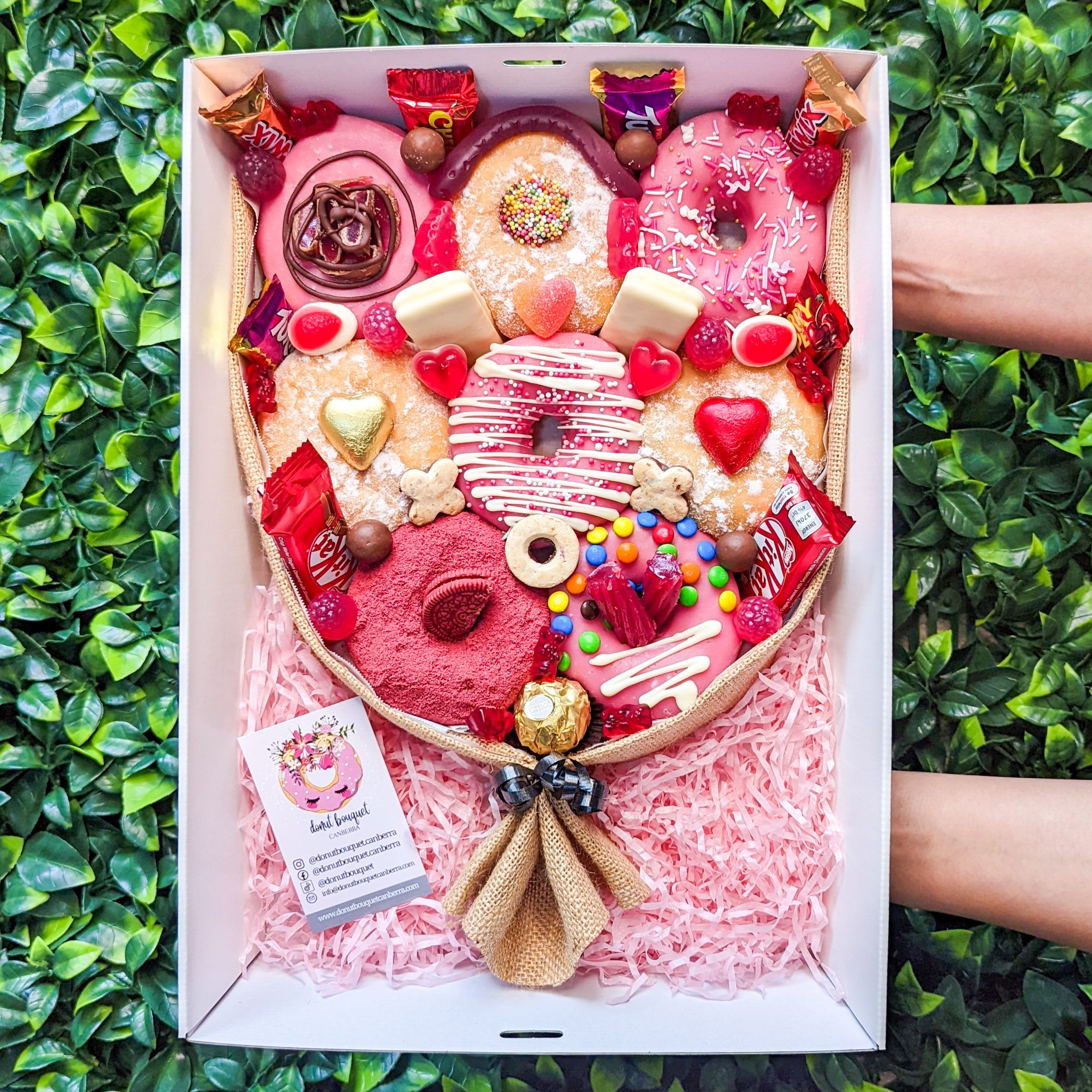 same-day-delivery-canberra-anniversary-gift-box-for-her-donut