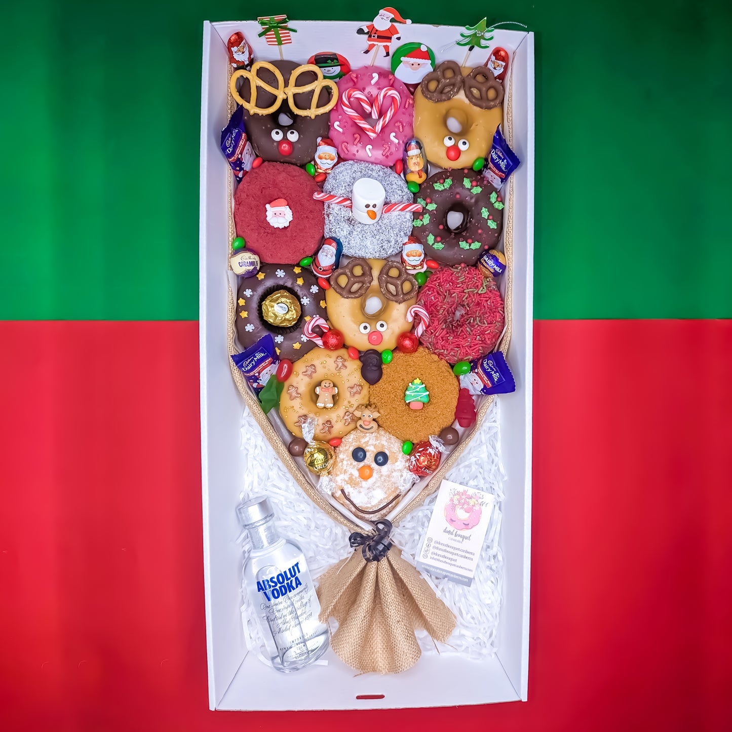 Gluten Free Christmas Gift Donut Bouquet