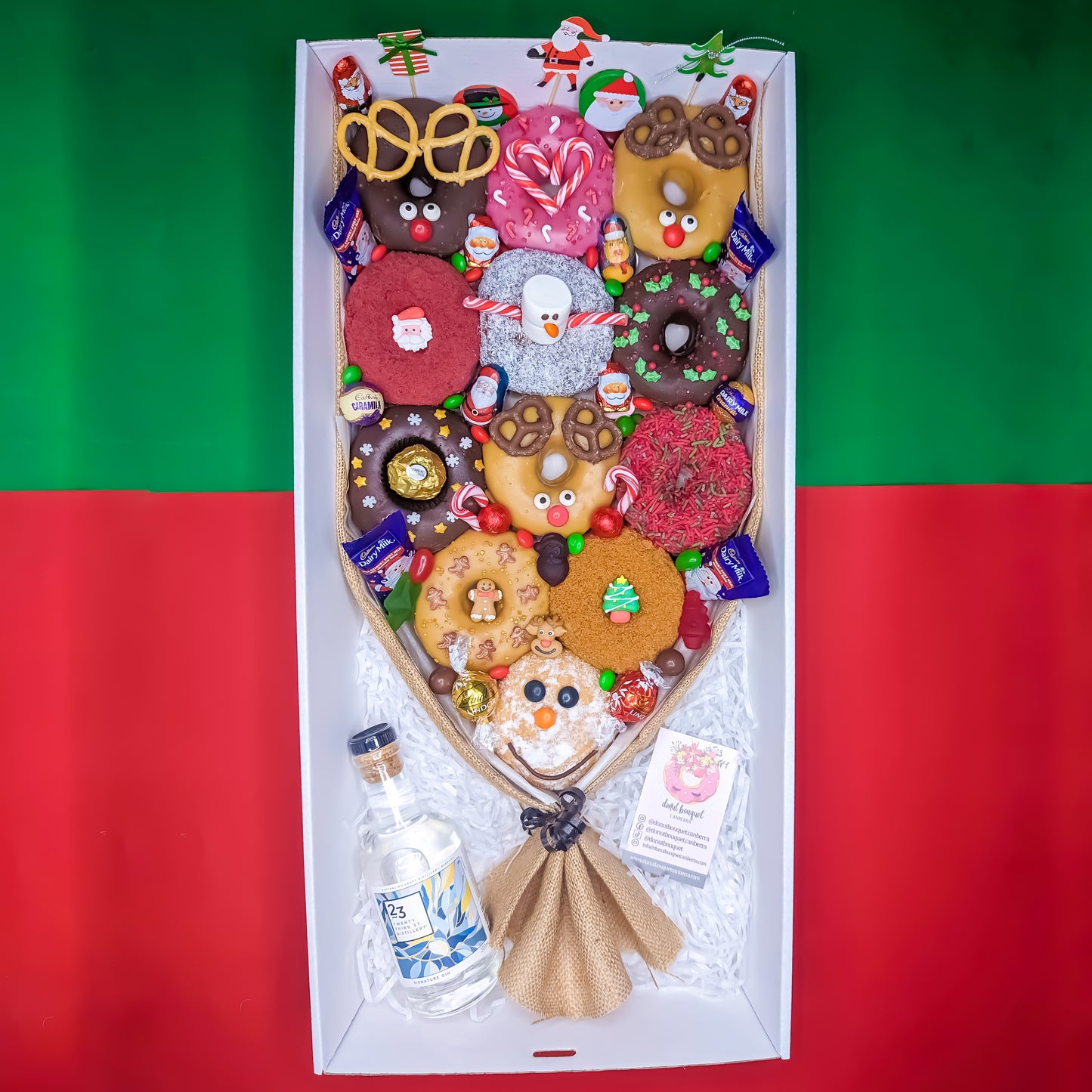 Gluten Free Christmas Gift Donut Bouquet