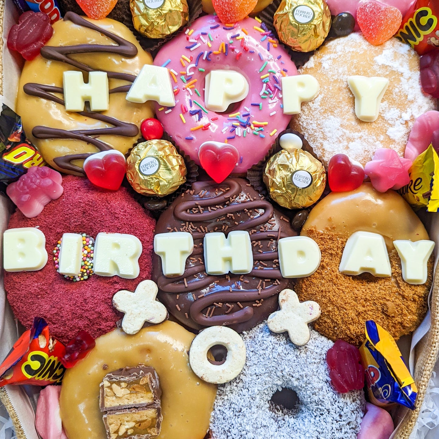 Gluten Free Birthday Gift Donut Bouquet [Medium]